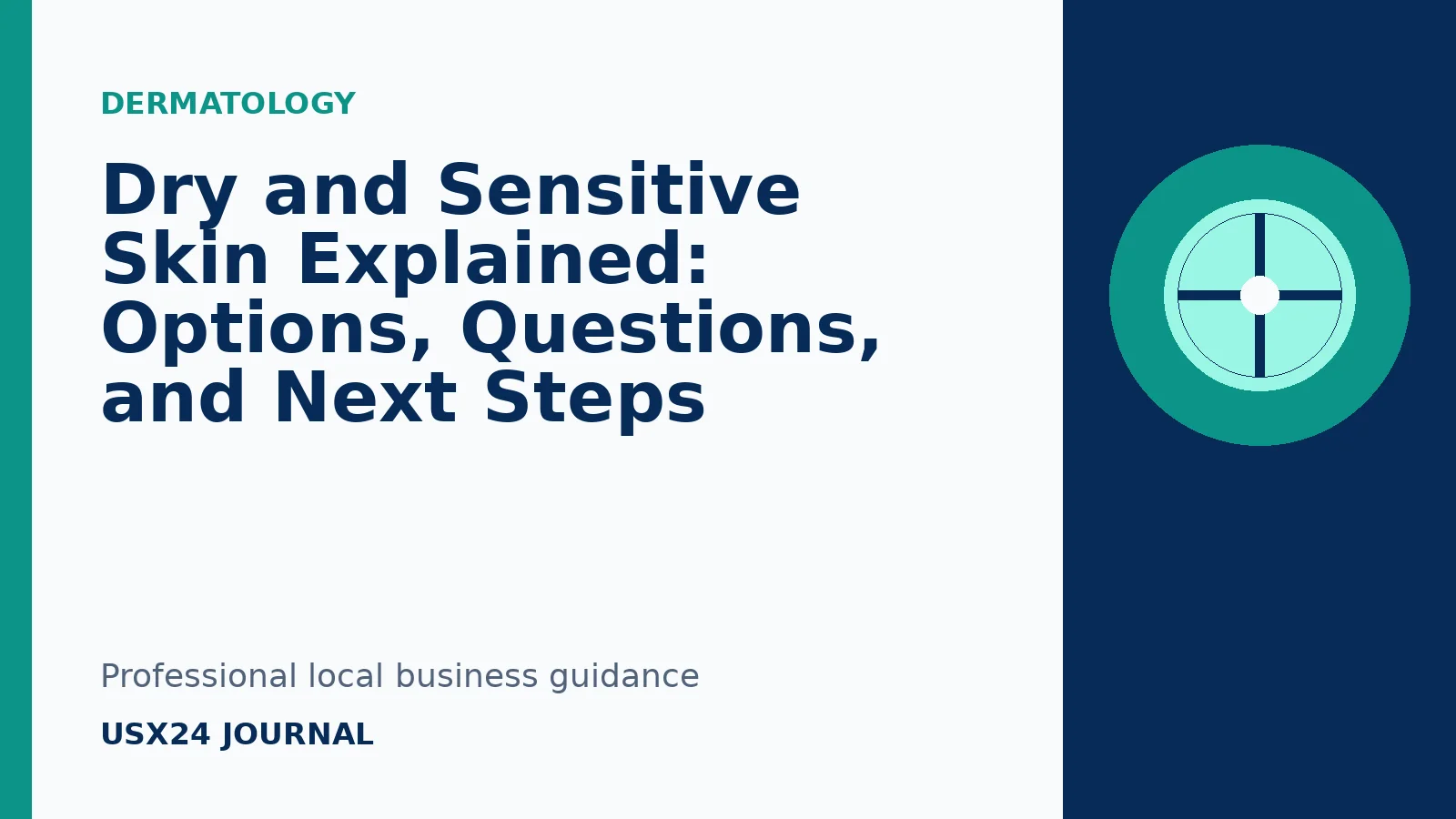 Dry and Sensitive Skin professional guide from USX24