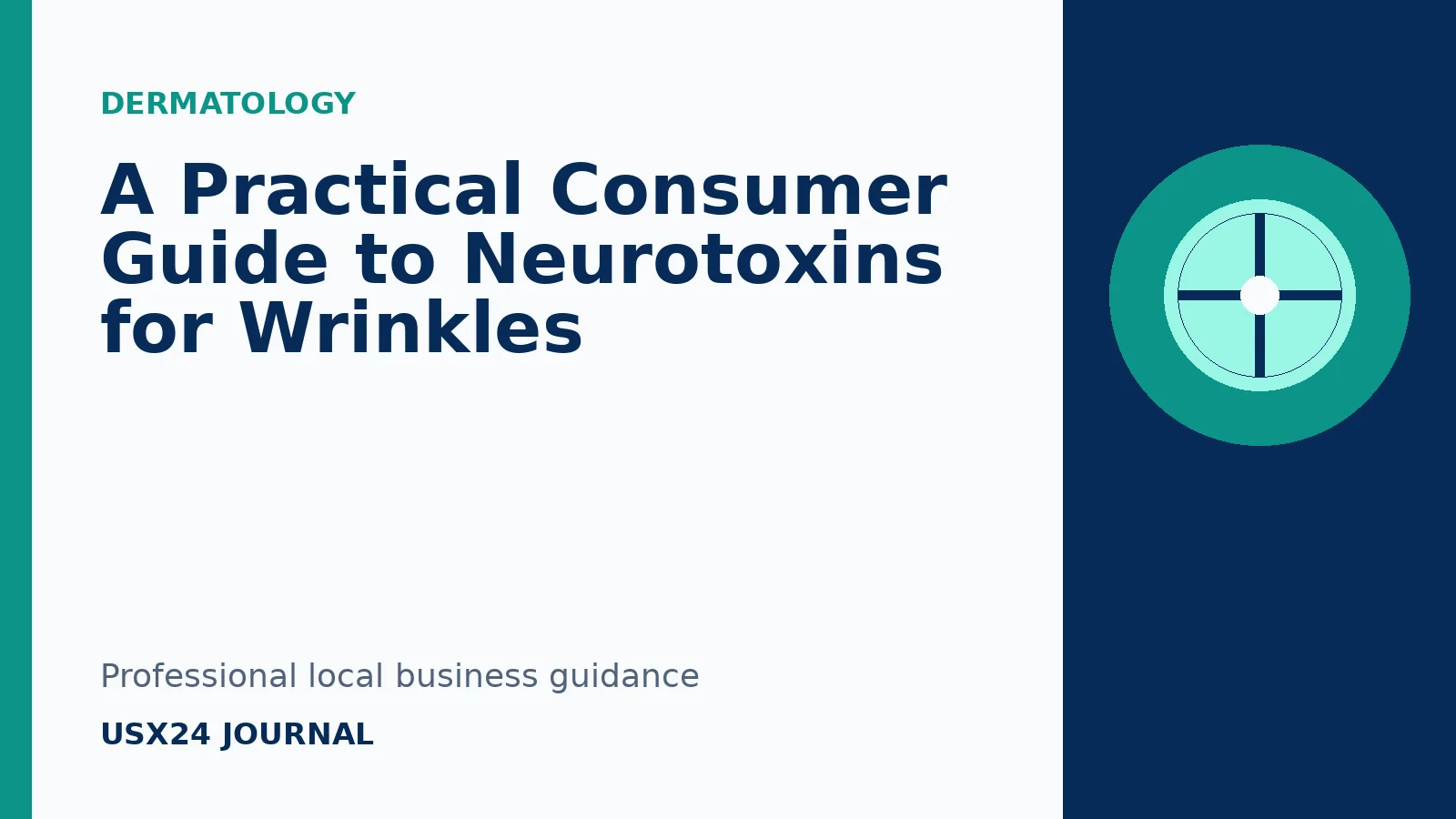Neurotoxins for Wrinkles professional guide from USX24
