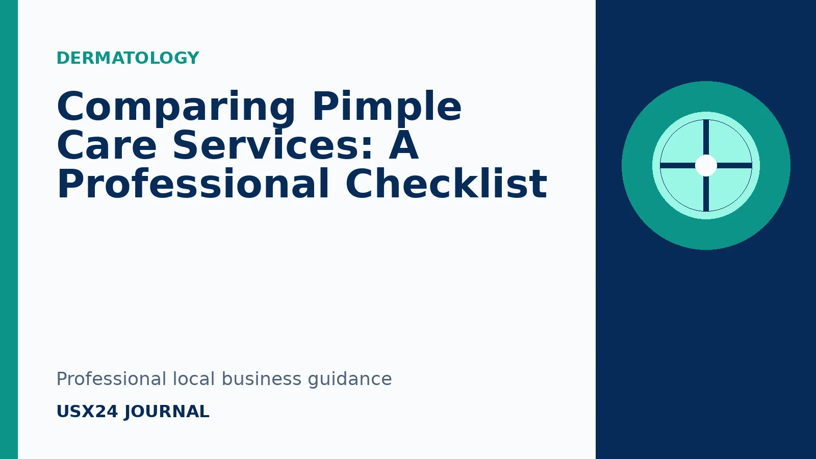 Pimple Care professional guide from USX24
