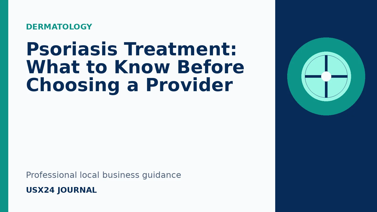 Psoriasis Treatment professional guide from USX24