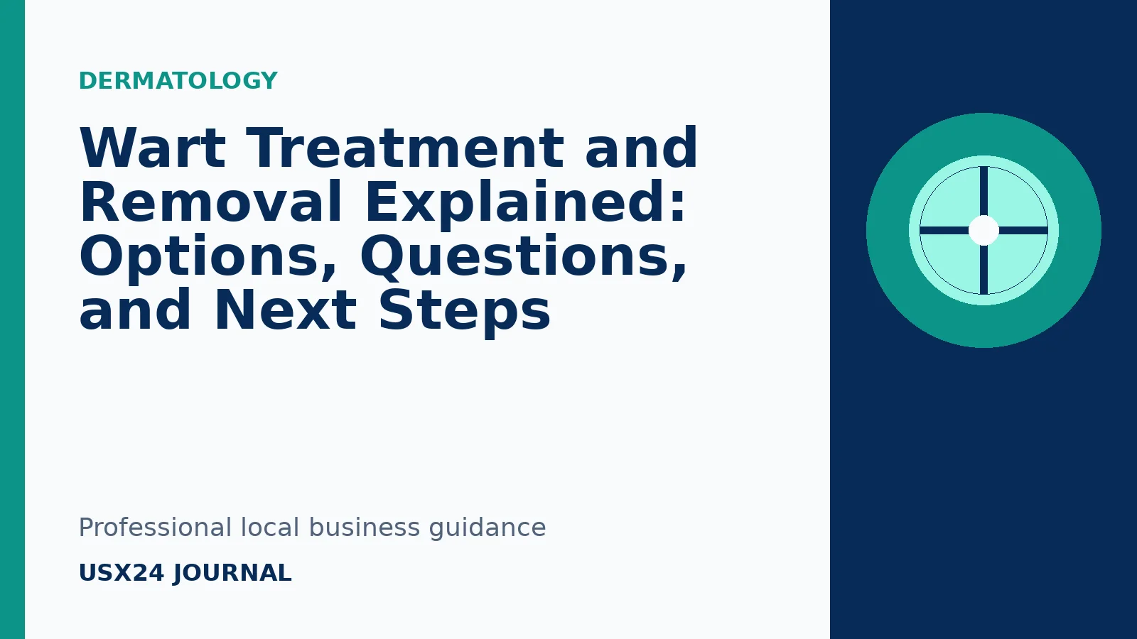 Wart Treatment and Removal professional guide from USX24