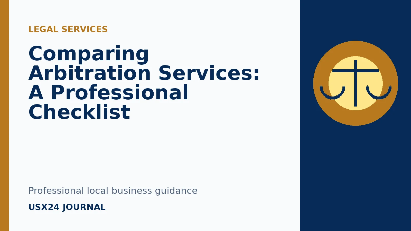 Arbitration professional guide from USX24