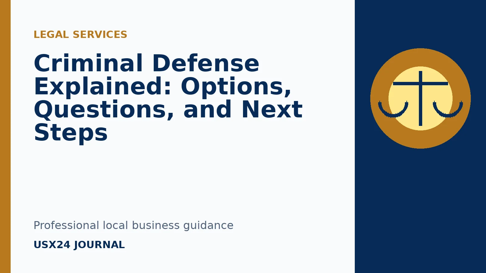 Criminal Defense professional guide from USX24