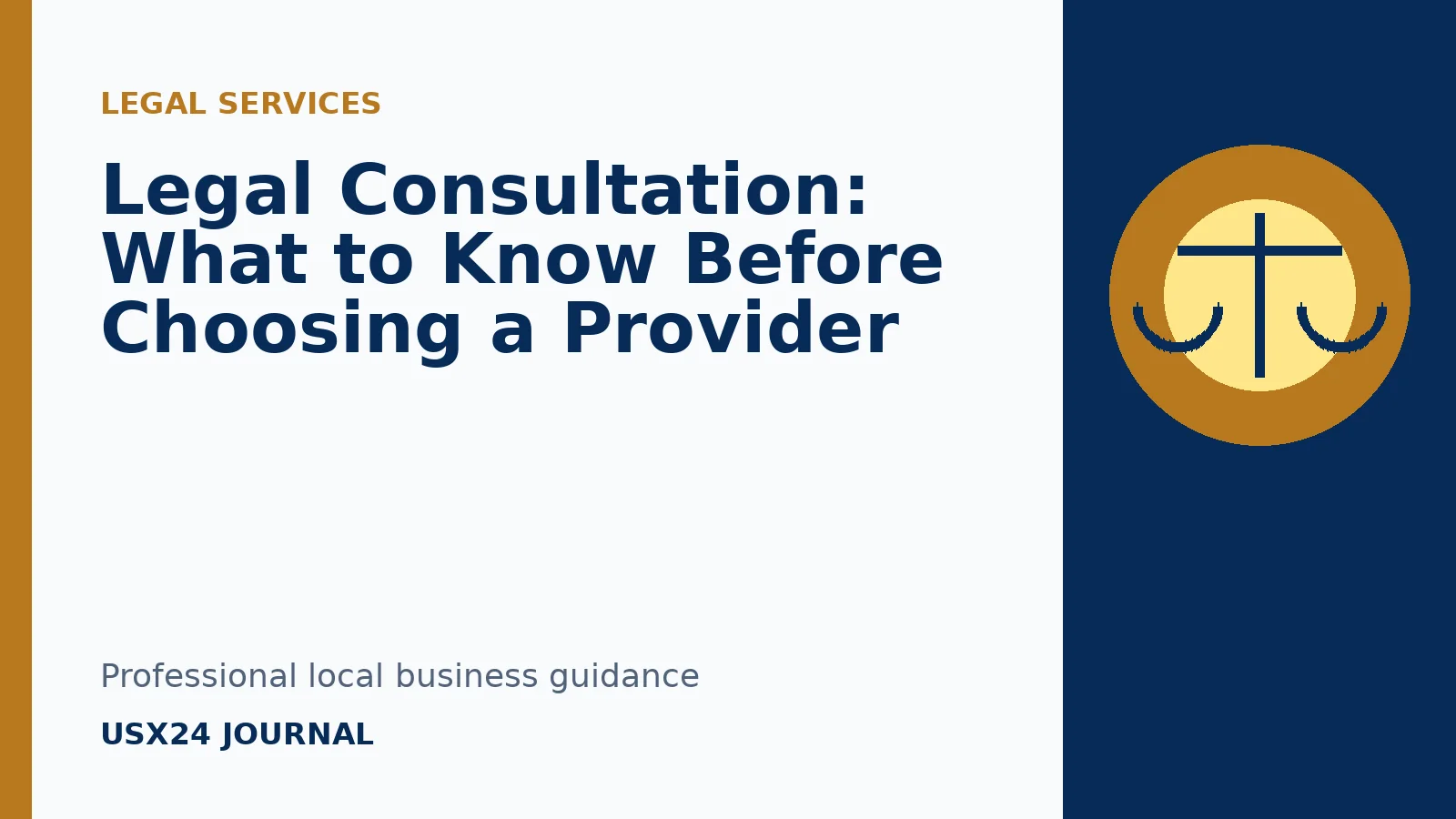 Legal Consultation professional guide from USX24