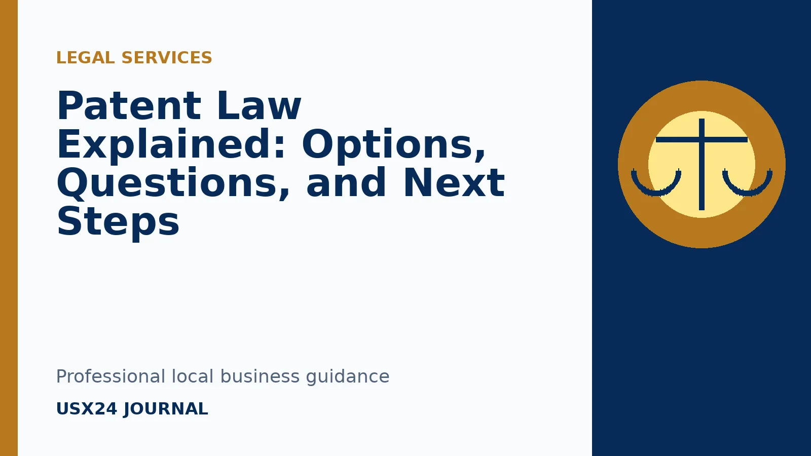 Patent Law professional guide from USX24