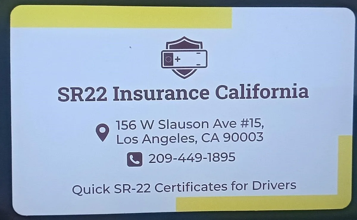 SR22 Insurance California