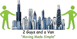 2 Guys and a Van Movers Chicago logo