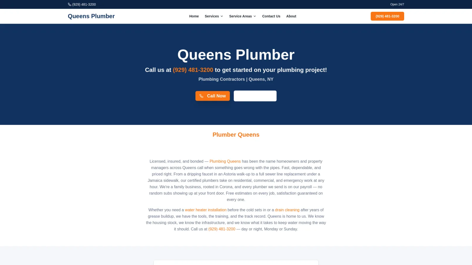 Queens Plumber