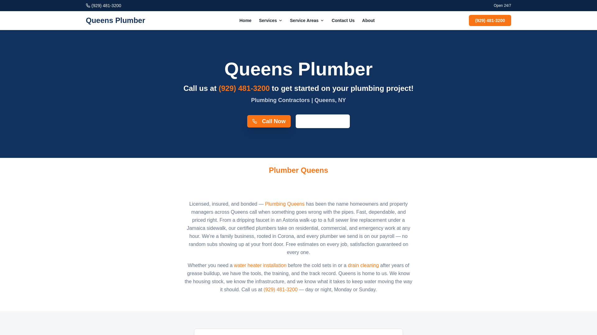 Queens Plumber