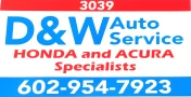 D & W Auto Service logo