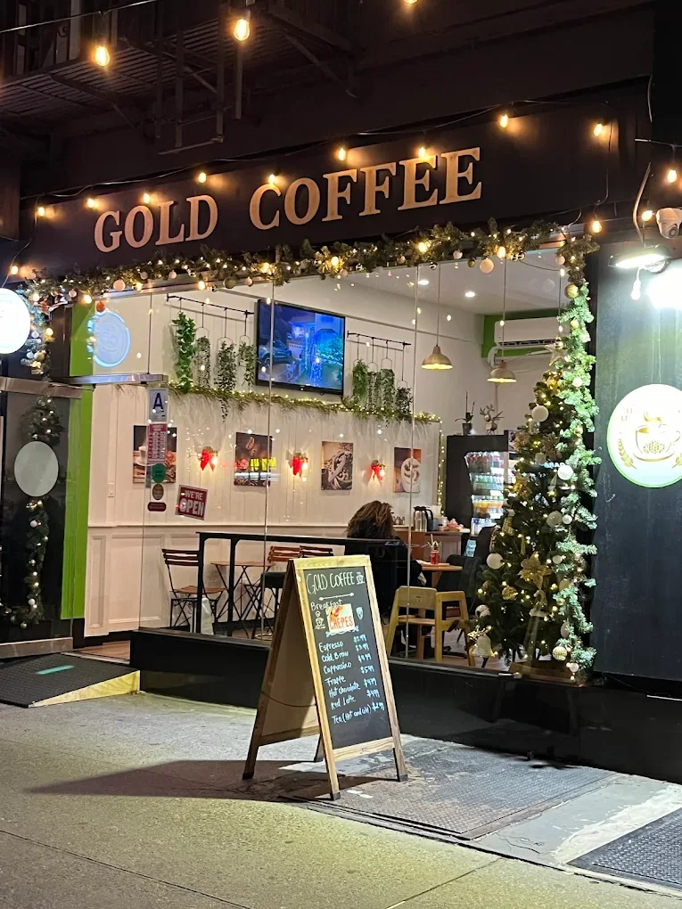 Gold coffee