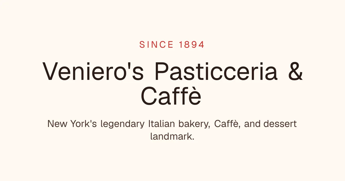 Veniero's Pasticceria & Caffe photo 7