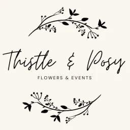 Thistle and Posy Flowers logo