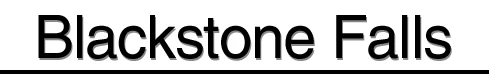 Blackstone Falls logo