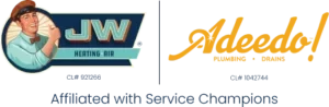 JW Plumbing, Heating and Air logo