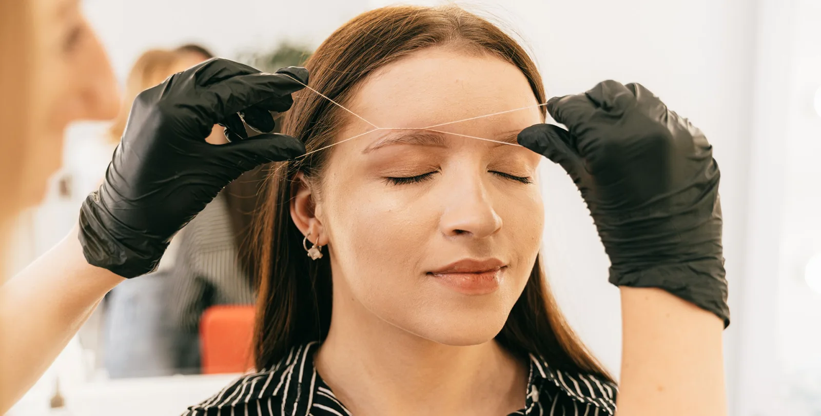 Hema eyebrow threading photo 2